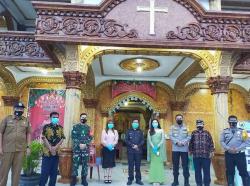 Dandim 1013/Mtw Patroli ke Sejumlah Gereja Bersama FKPD Mura