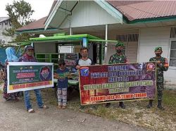 Koramil 1013-03/Teweh Tengah rangsang semangat membaca Masyarakat dengan SIKOMOS