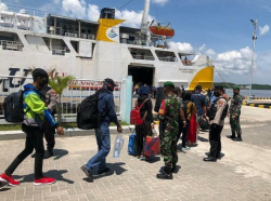 Sejumlah Posko Penyekatan Larangan Mudik di Kobar Mulai di Dirikan