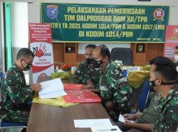 Tim Dalprog Kodam XII /Tanjungpura Kunjungan Kerja ke Kodim 1014 /Pbn