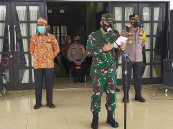 Dandim 1013/MTW Pimpin Apel Gelar Pasukan dan Sarana Prasarana Pengendalian Karhutla di Kabupaten Murung Raya