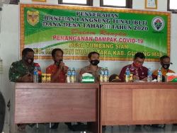 Wakili Danramil, Babinsa Tumbang Miri Hadiri Penyaluran BLT DD Tahap 3 Tumbang Sian