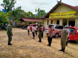 Danramil Kurun Pimpin Patroli PPKM Mikro, Himbau Warga Taati Protokol Kesehatan