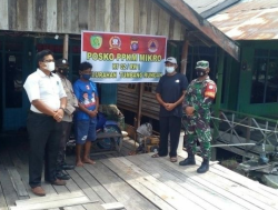 Kodim Palangka Raya Pasang Spanduk Posko PPKM Mikro di 14 Kelurahan