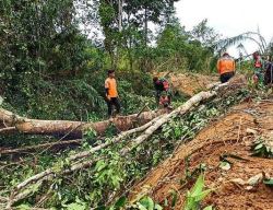 Koramil 1013-03/ Teweh Tengah Gotong Royong Bersihkan Sungai Bersama Masyarakat