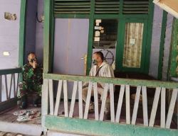 Pentingnya Penggunaan Masker, anggota Korem 102/Pjg laksanakan sosialisasi