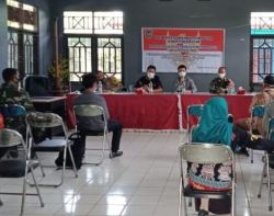 Koramil 1015-16/Pbh Lakukan Sosialisasi Kewaspadaan Dini