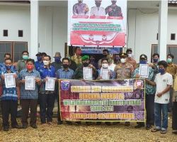 Koramil 1013-03/Teweh Tengah Sosialisasi Cegah Kebakaran Hutan dan Lahan.