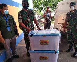 RUMAH SAKIT TNI AD TK IV PALANGKA RAYA TERIMA BANTUAN DARI KETUA UMUM PERSIT KCK