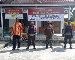 Koramil 1014 – 02/Kumai Siapkan Posko Gabungan Mendukung PPKM Skala Mikro