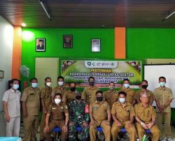 Babinsa koramil 1015-12/Prg Hadiri Rapat Koordinasi Lintas Sektor Terkait Pelaksanaan Germas