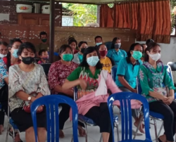 Koramil 1015-16/Pbh Hadiri Rapat Persiapan Pencanangan Bulan Bhakti Gotong Royong Masyarakat (BBGRM) di desa Tarusan Danum