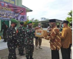 Wujud Rasa Syukur Hari Juang TNI AD, Koramil Jajaran Kodim 1013/Mtw Berbagi