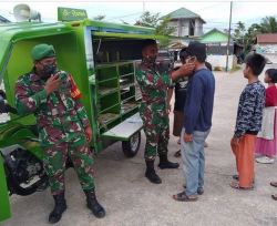 Aksi Sikomos Cerdaskan Sehatkan Generasi Wilayah Kodim 1013/Mtw