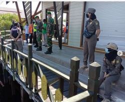 Dandim Palangka Raya Kerahkan Personel Perkuat Pengawasan Tempat Wisata