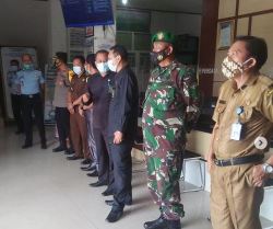 Pabung Katingan Kodim 1015/Spt sambut kunjungan kerja Ketua Pengadilan Tinggi Palangkan Raya