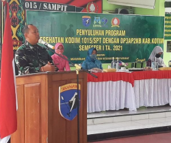 Bekerja Sama Dengan Dinas P3AP2KB, Kodim 1015/Sampit Memberikan Penyuluhan KB Kesehatan