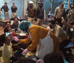 Kodim 1015/Sampit Gencarkan Operasi Yustisi Penegakan Prokes