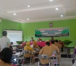 Babinsa koramil 1015-O8/Mbk Hadiri Lokakarya Mini Lintas Sektoral Puskesmas Pasir Putih