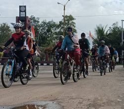 Jaga Imunitas, Kodim 1015/Sampit Lakukan Gowes Bersama