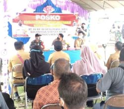 Koramil 1015-14/Kuala Pembuang Hadiri Peresmian Posko Siaga PPKM Mikro