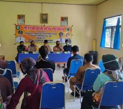 Koramil 1015-07/Bgd Menghadiri Rapat Validasi, Finalisasi dan Penetapan KK Calon Penerima BLT-DD Desa sumber makmur