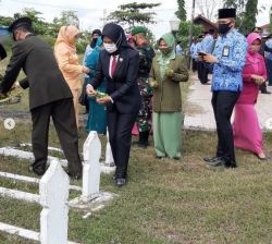 Upacara Ziarah Nasional Kodim 1012/Buntok Dalam Rangka Memperingati Hari Pahlawan Ke-75