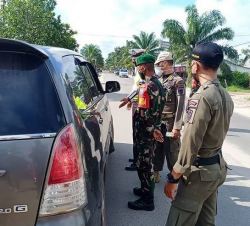 Kodim 1015/Sampit Terjunkan Personil Untuk Memperkuat Pos Pam Idul Fitri