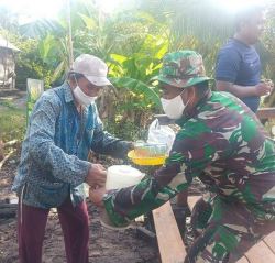 Kopi Panas yang Sejukkan Suasana TMMD ke-109