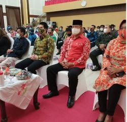 Kodim 1015/Sampit Menghadiri Sertijab Dan pisah sambut Bupati Kotim