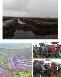 CERMATI KENDALA CETAK SAWAH, DANREM 102/PJG  KUNJUNGAN LAPANGAN