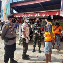 Disiplin Protokol Kesehatan, Koramil 1015-04/Tbs Gelar Operasi Yustisi