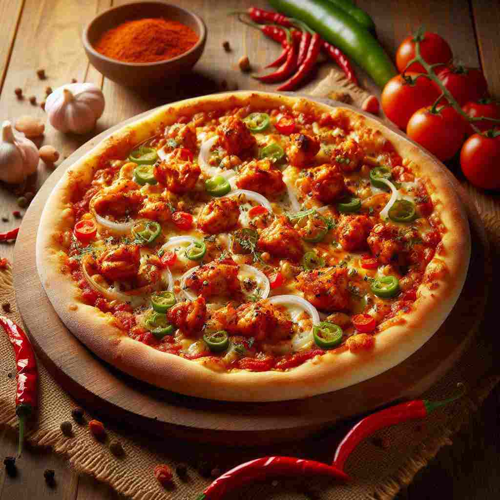 Chicken Spicy Pizza