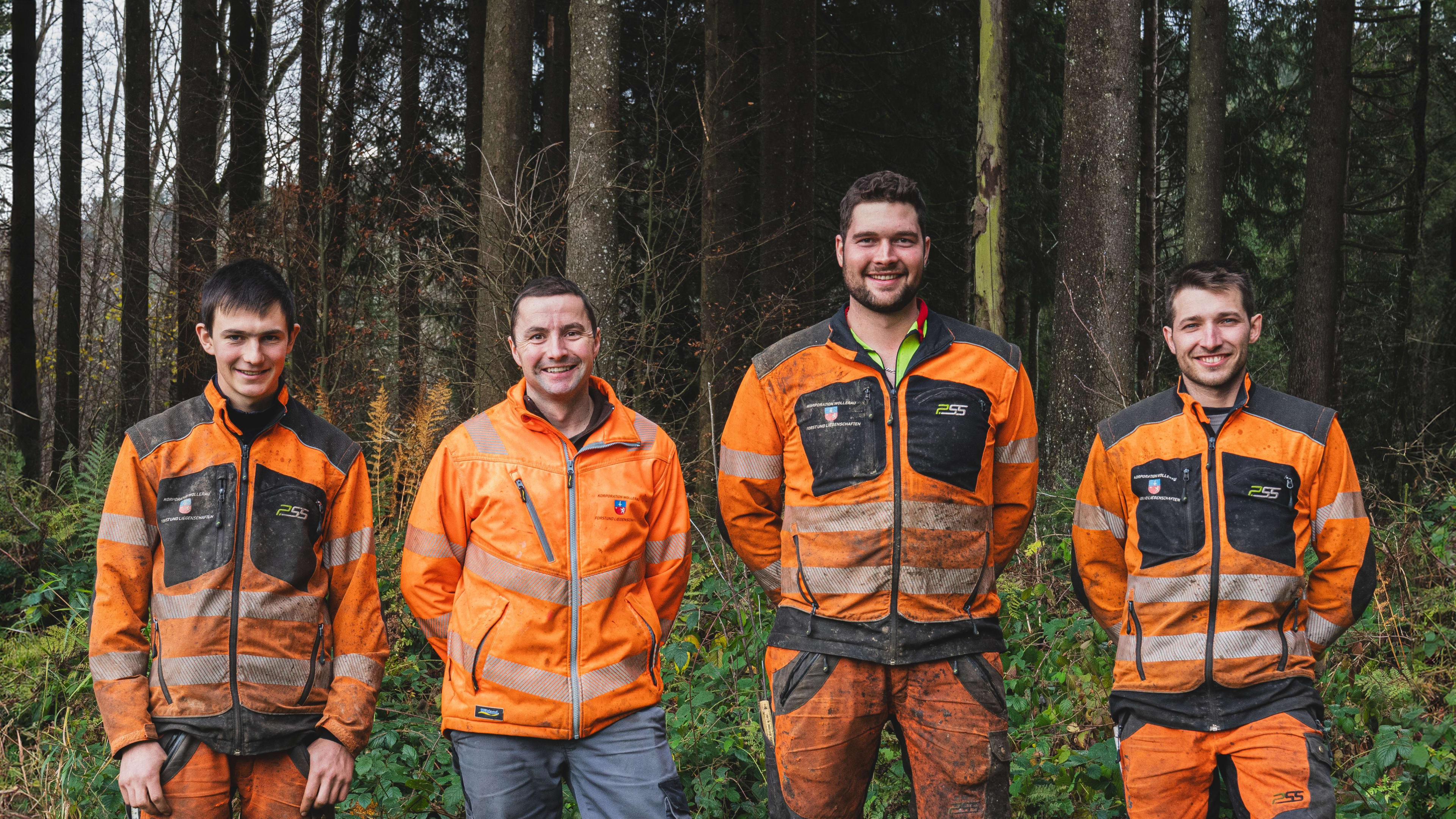 Teamfoto des Forst-Teams der Korporation Wollerau