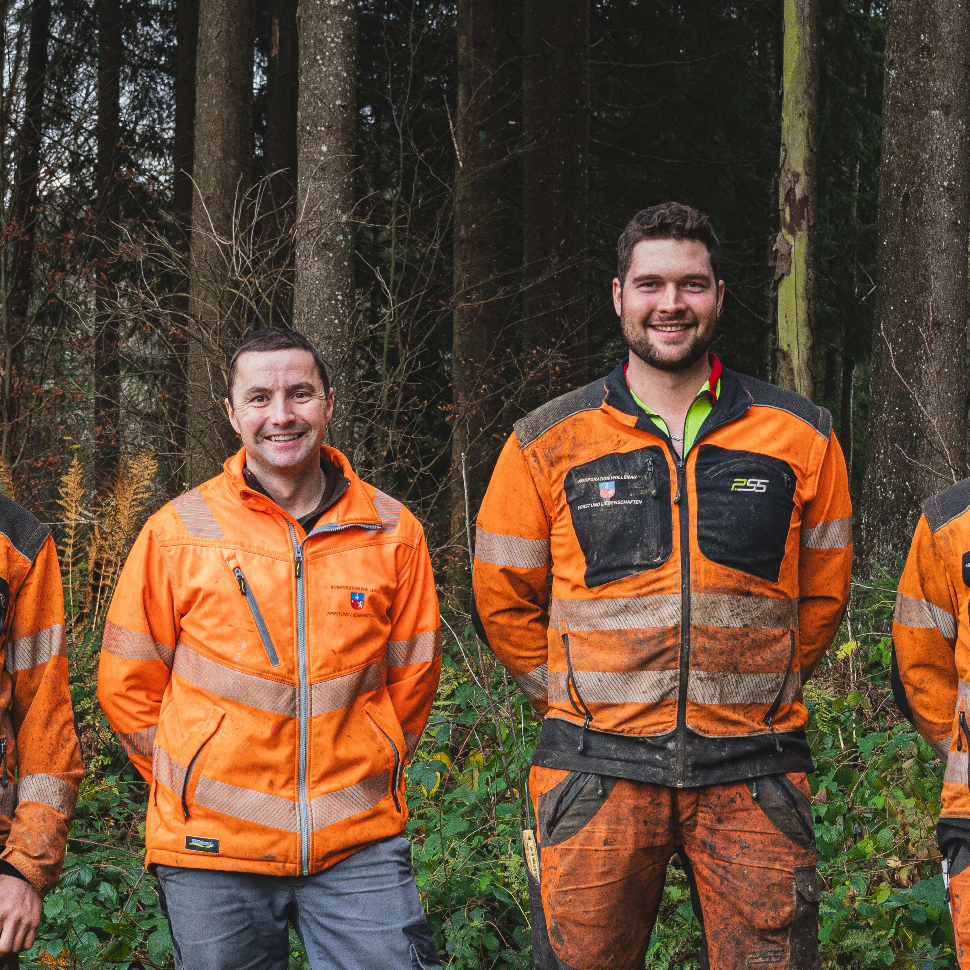 Teamfoto des Forst-Teams der Korporation Wollerau