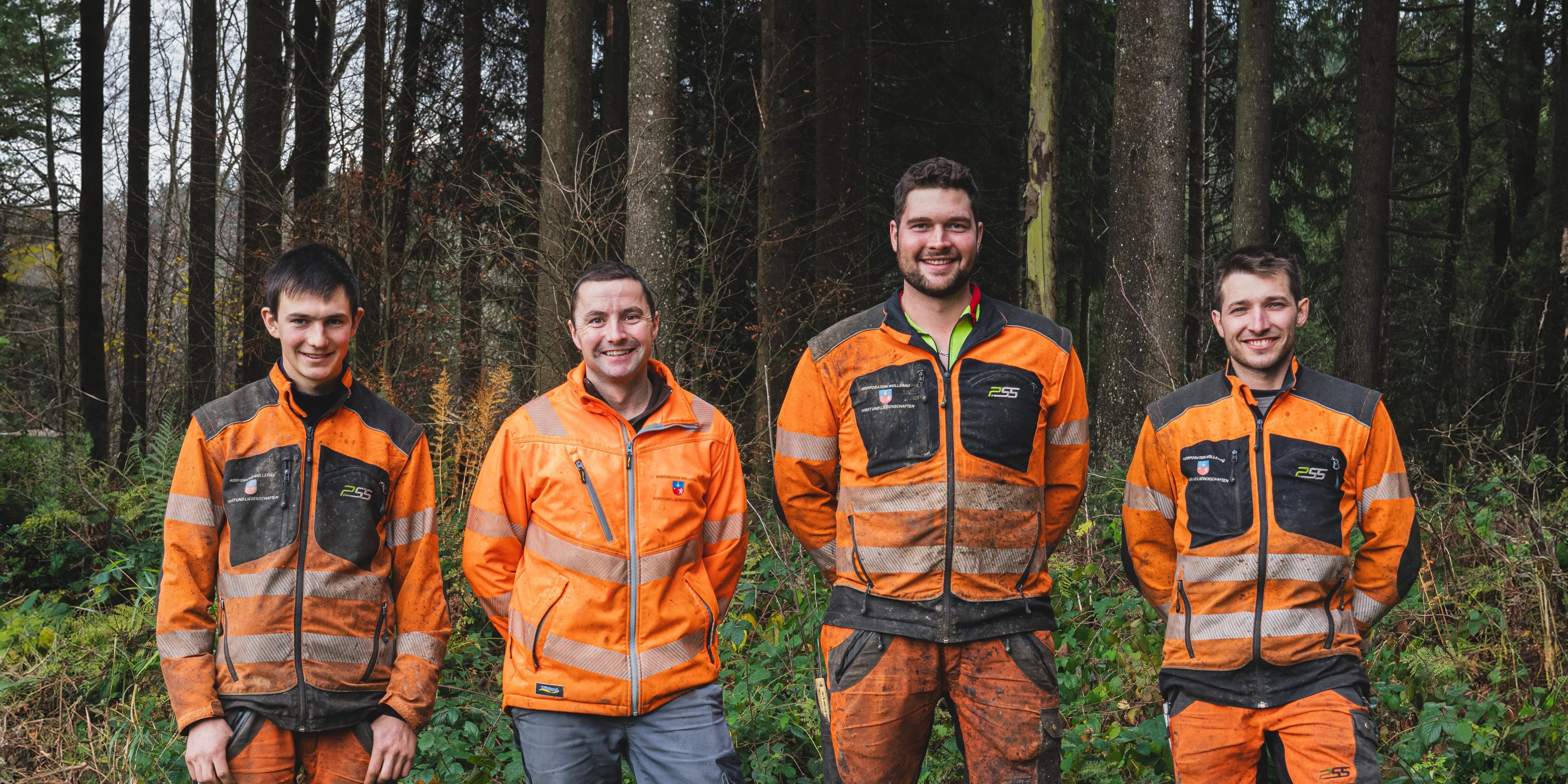 Teamfoto des Forst-Teams der Korporation Wollerau