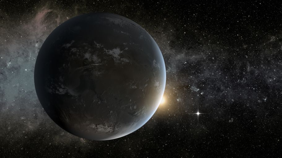 Kepler-62f в представлении художника.