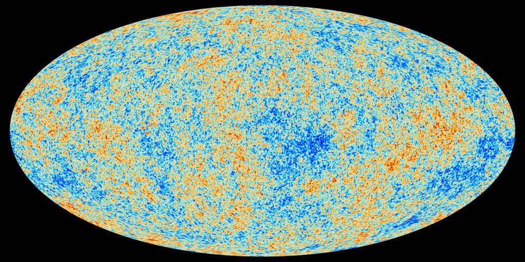 Карта реликтового микроволнового фона Вселенной, полученная обсерваторией &laquo;Планк&raquo;