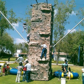 Muro de Escalar con 2 Bungys 