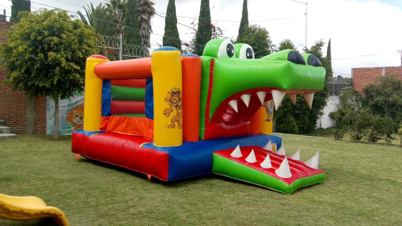 Inflable Cocodrilo | Renta de Inflables en Puebla