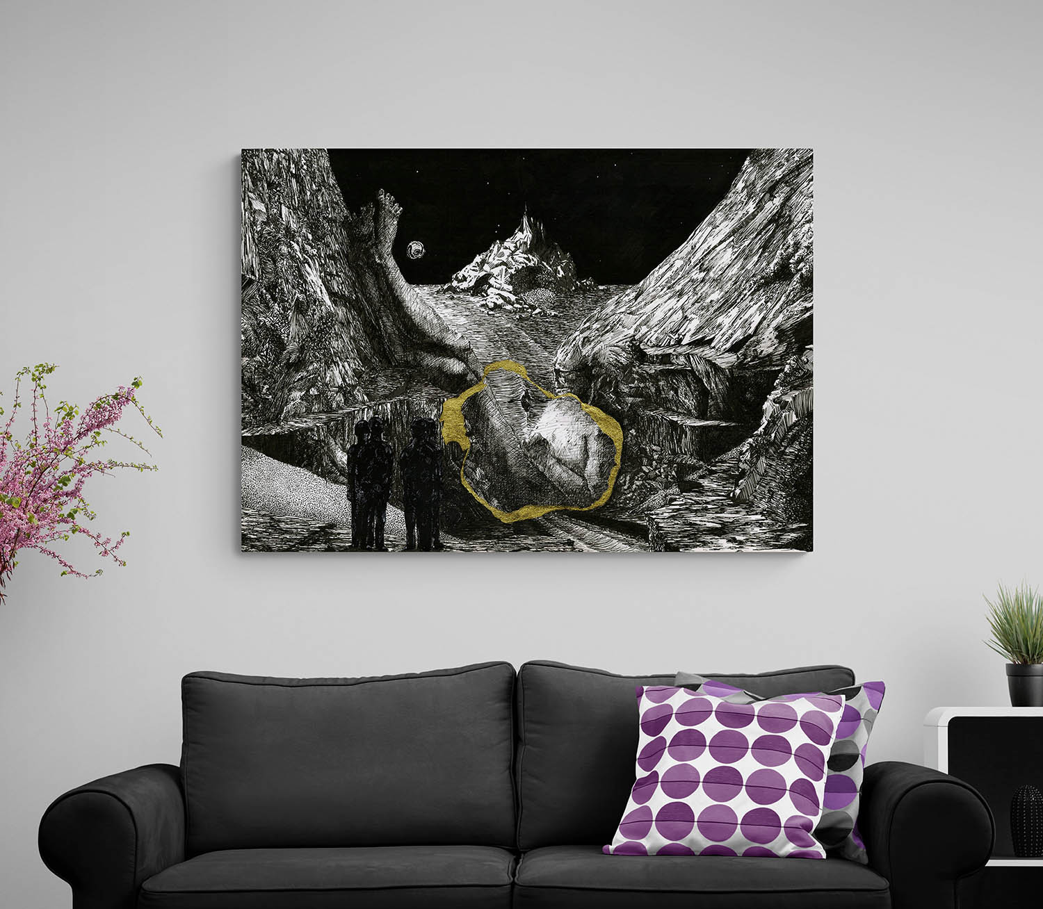 Myth Print by greek multidisciplinary artist Kostas Gogas Myth Print by greek multidisciplinary artist Kostas Gogas