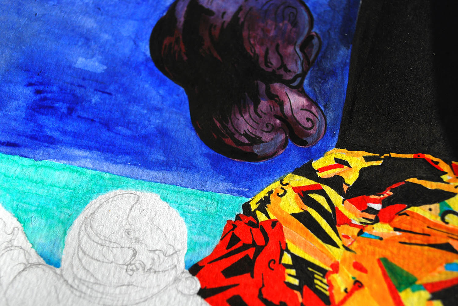 Εικόνα για το πρότζεκτ 'Κοσμονάυτης' του Πολυπράγμων Καλλιτέχνη Κώστα Γκόγκα