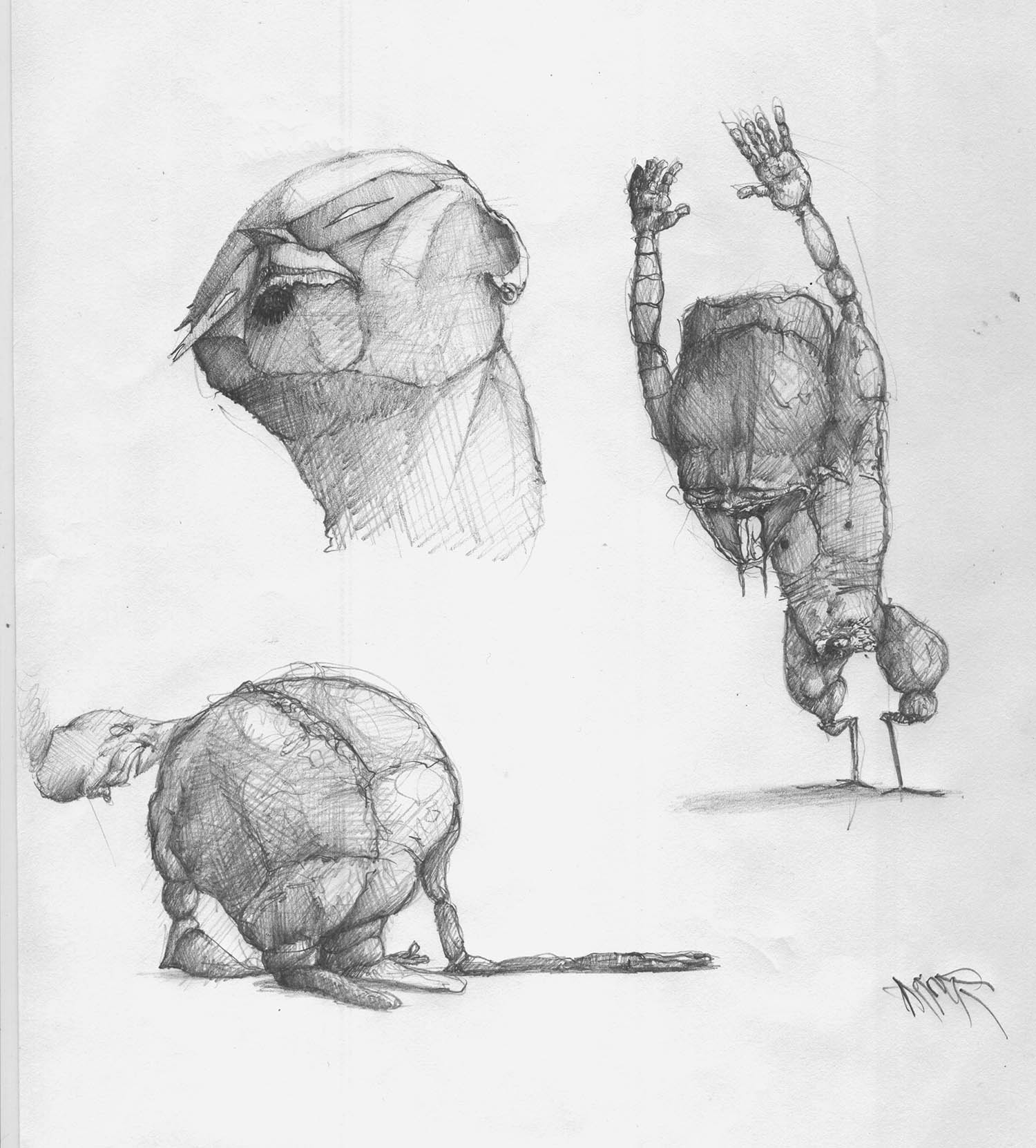 Εικόνα για το πρότζεκτ 'Πρόχειρα Σκίτσα του 2007' του Πολυπράγμων Καλλιτέχνη Κώστα Γκόγκα