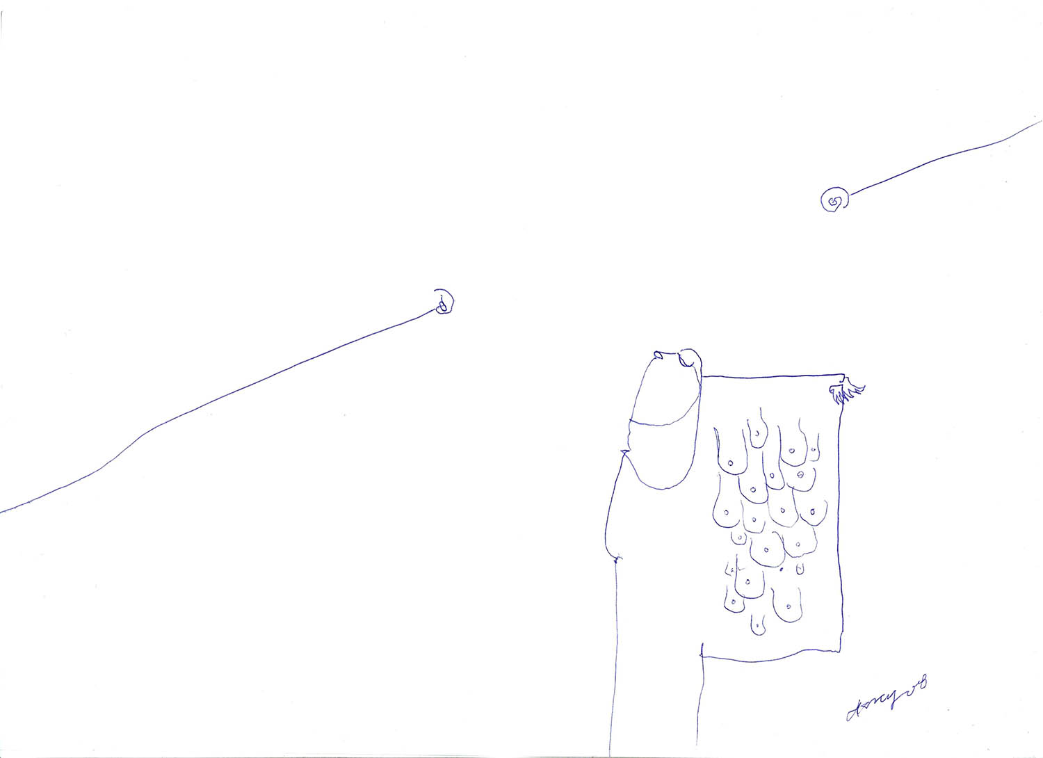 Εικόνα για το πρότζεκτ 'Μινιμαλιστικά Σκίτσα' του Πολυπράγμων Καλλιτέχνη Κώστα Γκόγκα