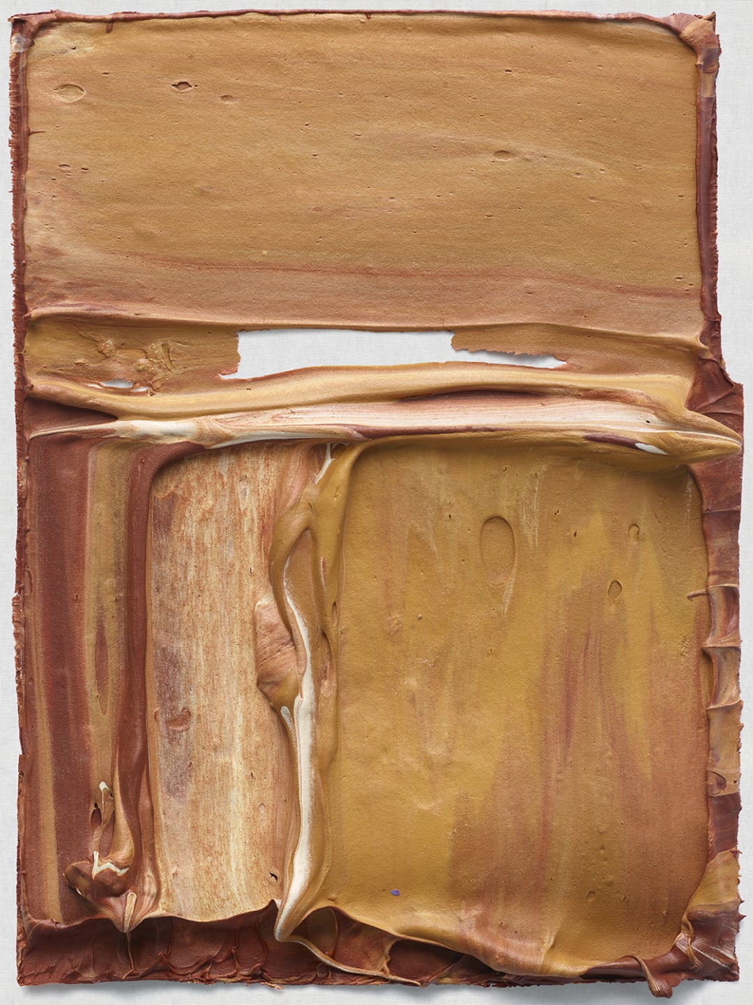 Judy D. Shane- Burnt Sienna Ochre 125, 48 x 36 inches, 2022