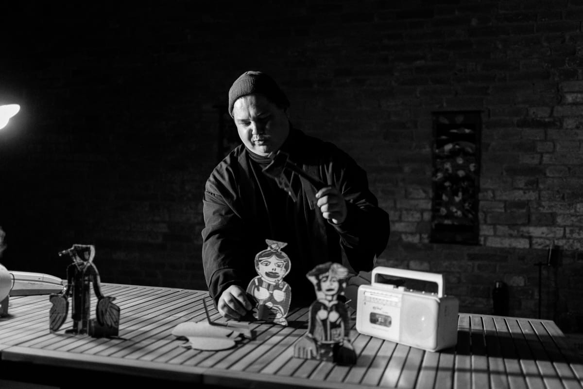 Сцена из спектакля «Порфирий» AELITA PRODUCTION