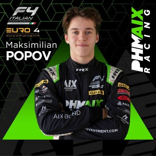 Максимилиан Попов — пилот PHM AIX Racing, сезон Формулы-4 и Euro 4 2024 года