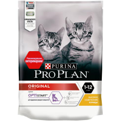 Сухой корм Purina Pro Plan для котят от 1 до 12 месяцев, со вкусом курицы, 0.2кг