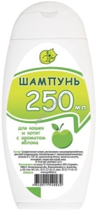 Шампунь Доктор ЗОО для кошек с ароматом яблока, 0.250л