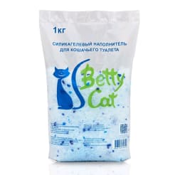 Гигиенический наполнитель Betty Cat силикагель, 1кг